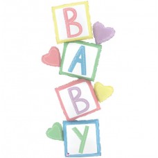 Фолиев балон BABY кубчета, 60х118 см