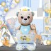 Фолиев балон синьо мече на крачета, 60х118 см