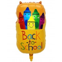 Фолиев балон BACK TO SCHOOL - ПАСТЕЛИ