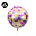 Фолиев балон диско топка, 22'', Pink/Purple, 56 см