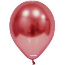 Балон хром червен 13 см, 50 бр.