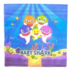 Парти салфетки "Baby Shark"