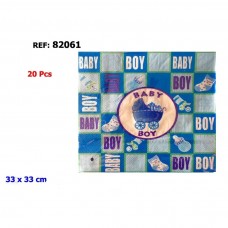 Парти салфетки, BABY BOY, 20 бр