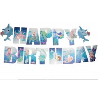 Банер HAPPY BIRTHDAY - РУСАЛКА