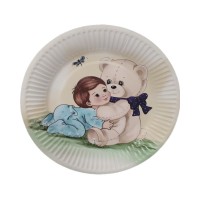Чиния Момче с Мече, 10 бр., 18 см