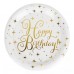 Чиния със златен принт HAPPY BIRTHDAY 18 см